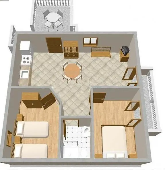 Prázdninový dům Ruhiges Ferienhaus In Novi Vinodolski Chorvatsko