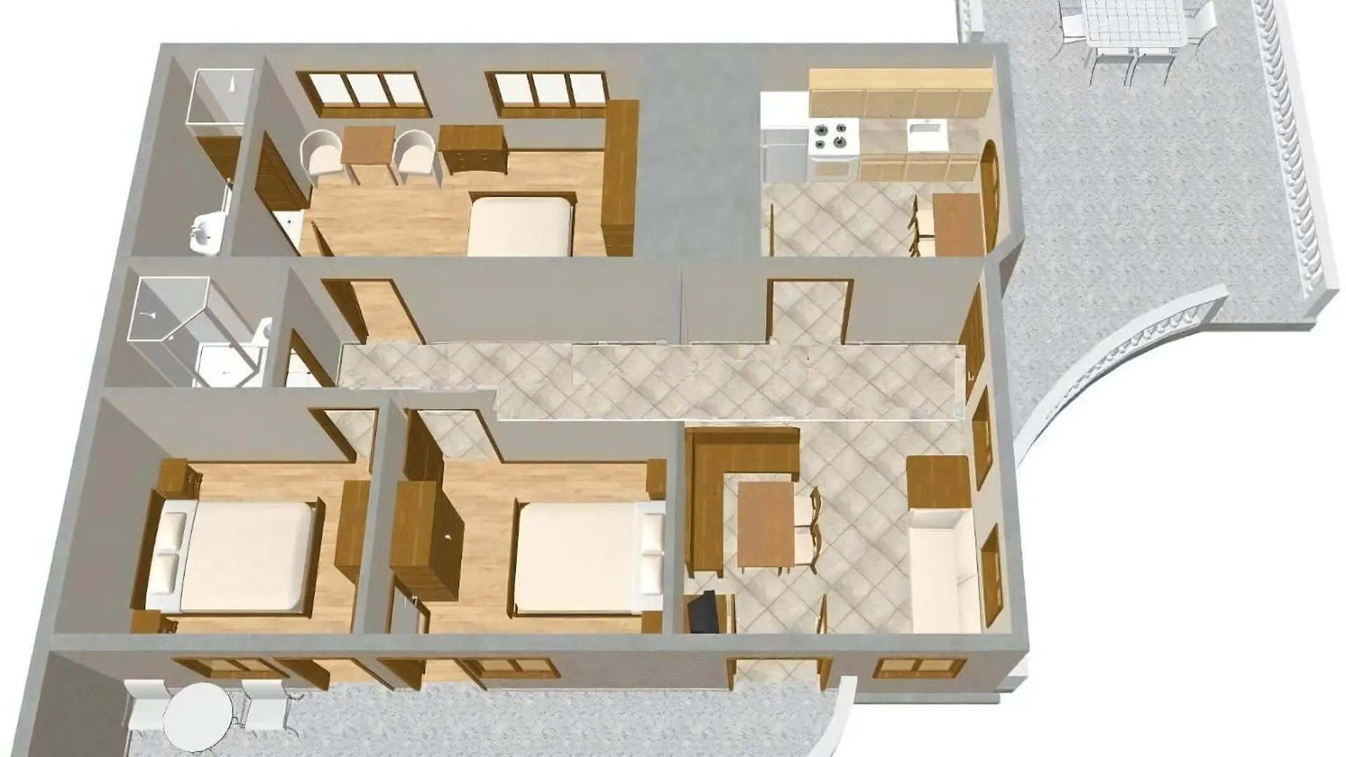 Ruhiges Ferienhaus In Novi Vinodolski 0*,  Chorvatsko